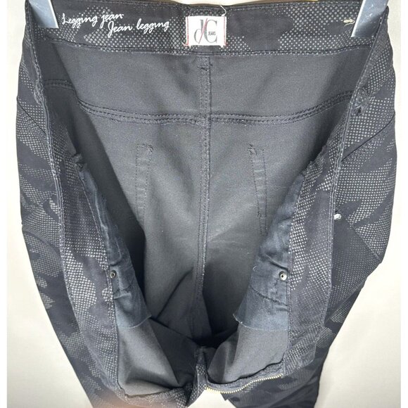 d/C Womens Jeans Camouflage Legging Jeggings Stretch Black Plus Size 24 - Picture 5 of 11